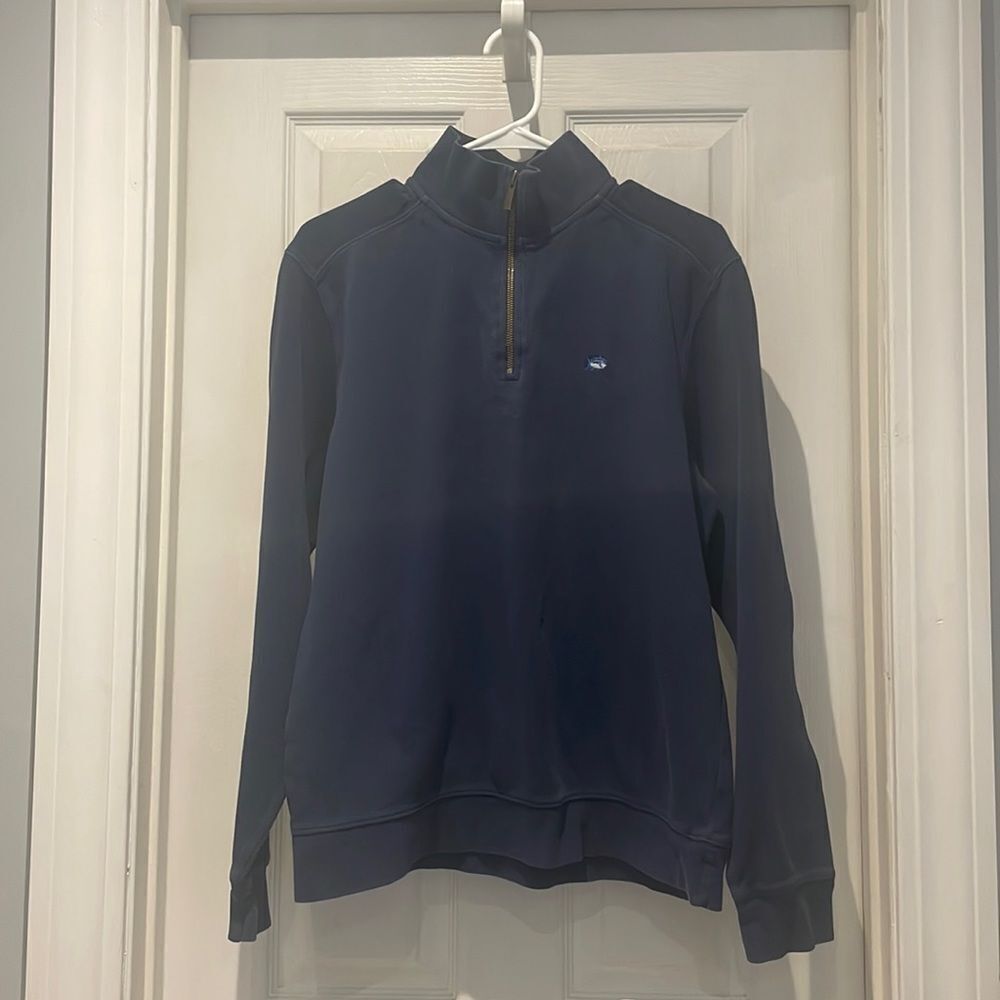 Southern Tide the Skipjack 1/4 zip pullover SZ medium